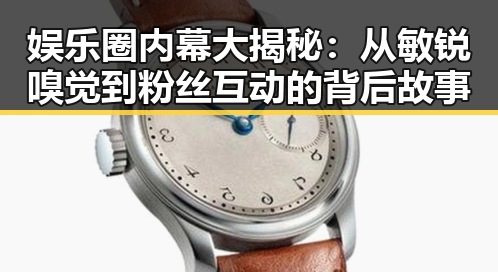 娱乐圈内幕大揭秘:从敏锐嗅觉到粉丝互动的背后故事