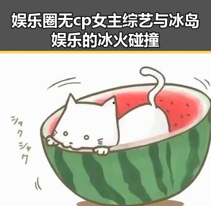 娱乐圈无cp女主综艺与冰岛娱乐的冰火碰撞